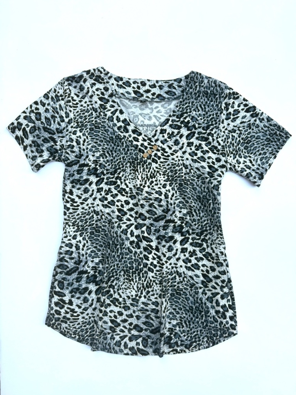 Leopard Pattern Blouse (Sz Med)